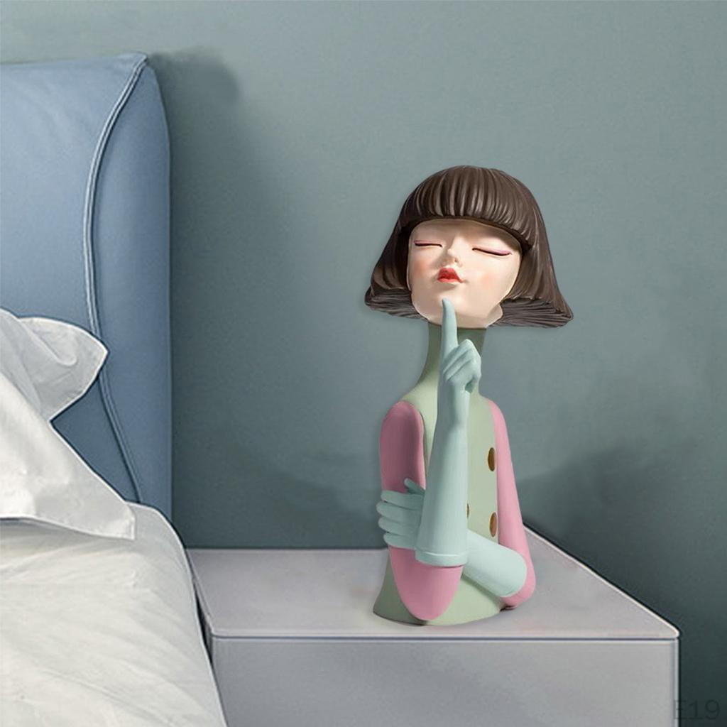 Resin Figurines Statue Indoor and Outdoor Decoration Ornaments Gifts Desktop Sculpture Decor
