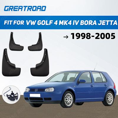 Lapače nečistot pro VW Golf 4 Mk4 IV Bora Jetta 1998-2005 Lapače nečistot Přední Zadní Blatníky Blatníky 1999 2000 2001