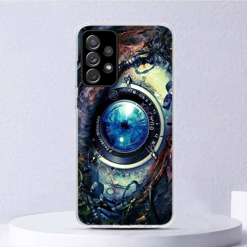 

Steampunk Gear Mechanical Soft Case For Samsung Galaxy A15 A14 A13 A12 A55 A54 A53 A52 Phone Cover A35 A32 A33 A25 A23 A22 A05S Samsung A03S