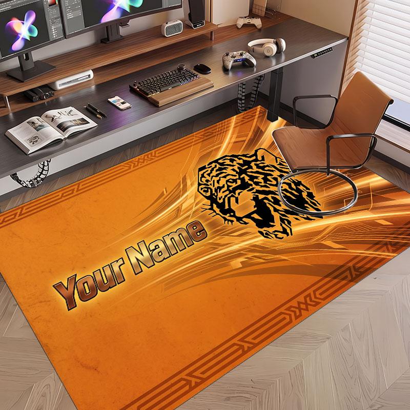 Custom Rug Hull FC Pattern Print Name Text Soft Non‑Slip Floor Carpet for Home Indoor Decoration