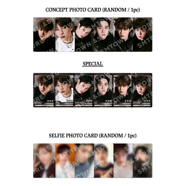 Pre-order EXO POP-UP REVERXE THE WORLD Random Trading Card