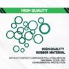 Car Air Conditioning AC O Ring Kit Sealing ORings Gasket Assortment Set 270 Pieces Seal Gasket Washer A/C Professional Plumbing Automotive Rubber