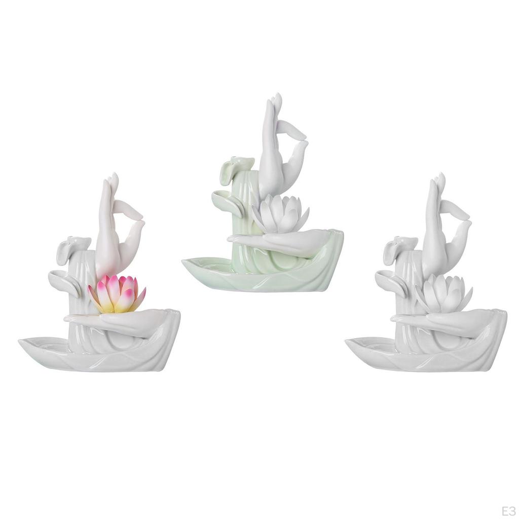 Ceramic Backflow Burner Handmade Elegant Easily Clean Home Decor