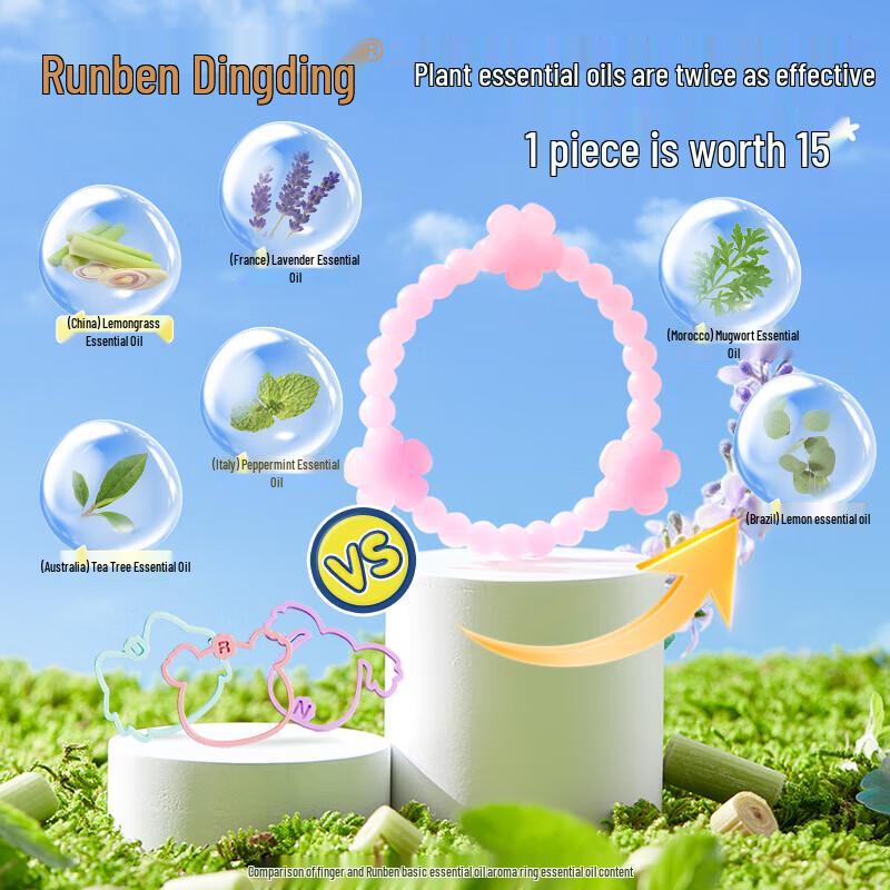 Runben Plant Essential Oil Mosquito Repellent Bands