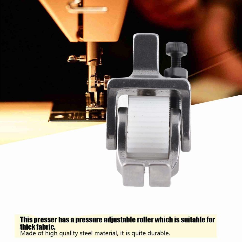 Adjustable Adjustable Roller Presser Foot Steel Wheel Roller Presser Foot Thick Fabric Plastic Gear