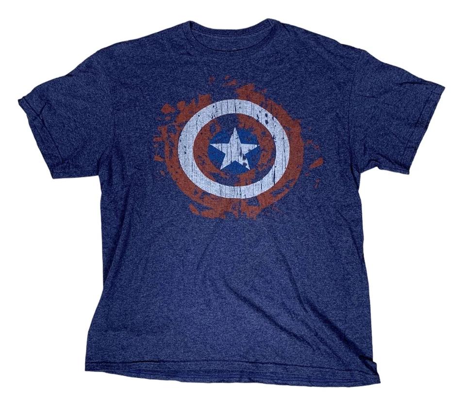 Marvel Comics Captain America the Winter Soldier T-Shirt Size Large XL