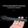 Real Carbon Fiber Car Door Handle Trim Sticker Cover for Tesla Model 3 2017-2024 Model Y -2024 Auto Anti Scratch Protection