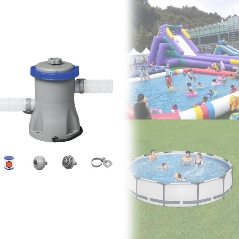 Swimming Pool Filter Pump With And Drainage For Recreational Water Use