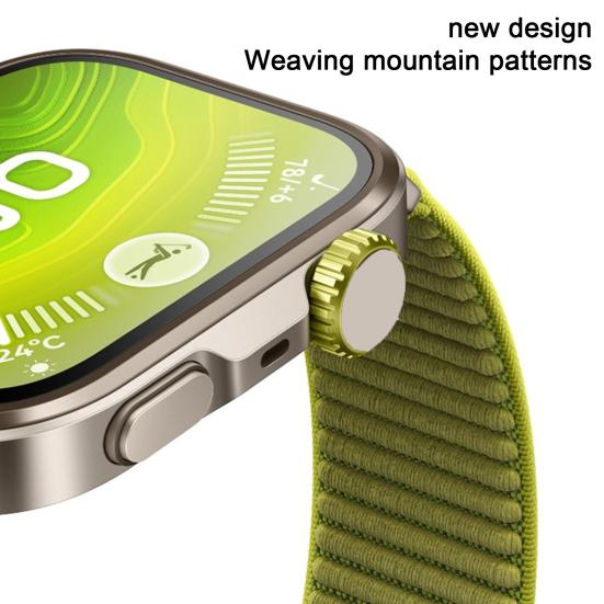 Watch Strap Stretchy Nylon Wristband Solid Color Soft Breathable Replacement Watch Strap