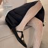 Women Sexy Hollowed Sheer Fishnet Pantyhose Aesthetic Vintage Butterfly Jacquard Patterned Leggings Colored Mesh Tights