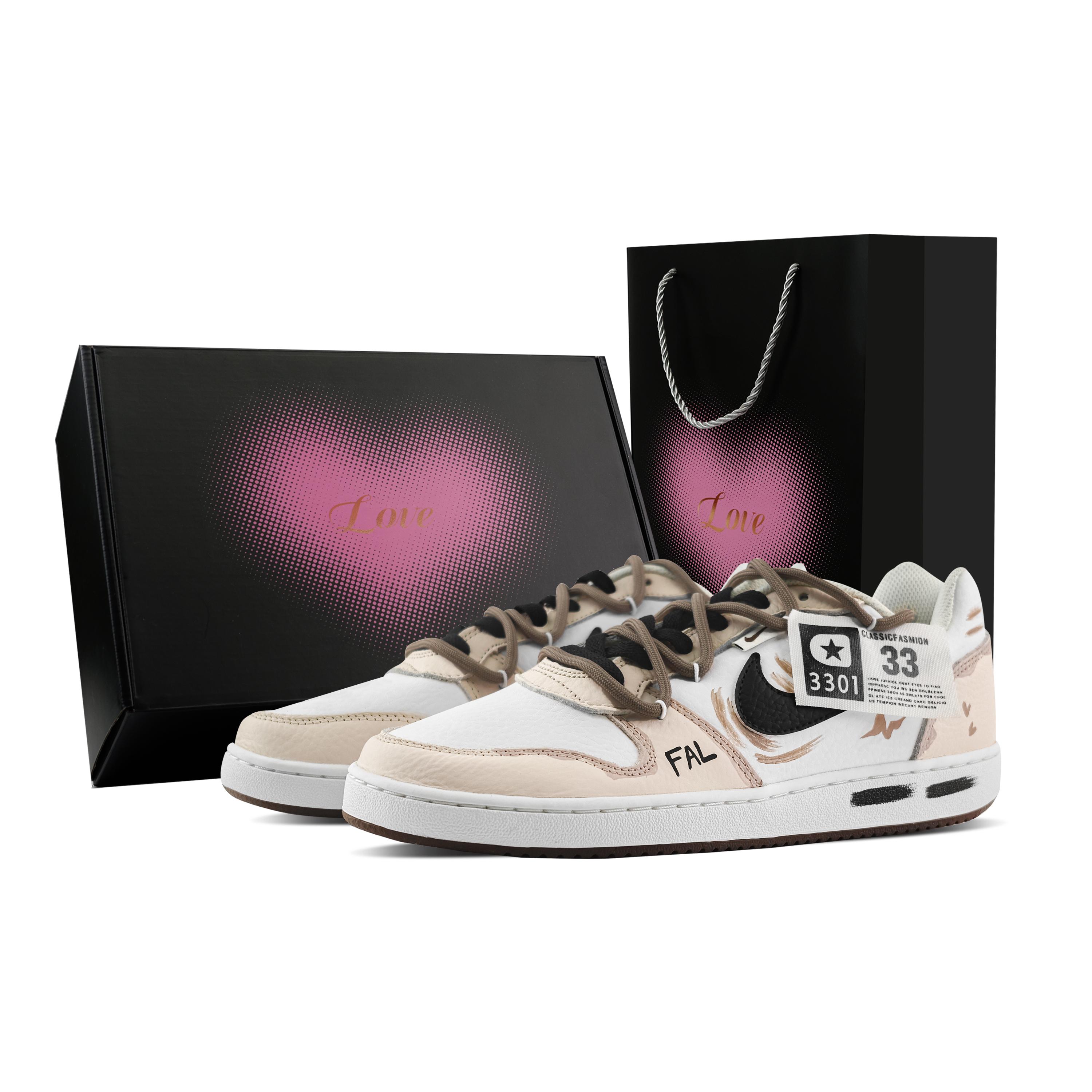 

Nike EBERNON Soft Brush Style, Heart Box Abrasion Resistant Low top Skateboard Shoes Men s IM3370-121(Team773--) 40