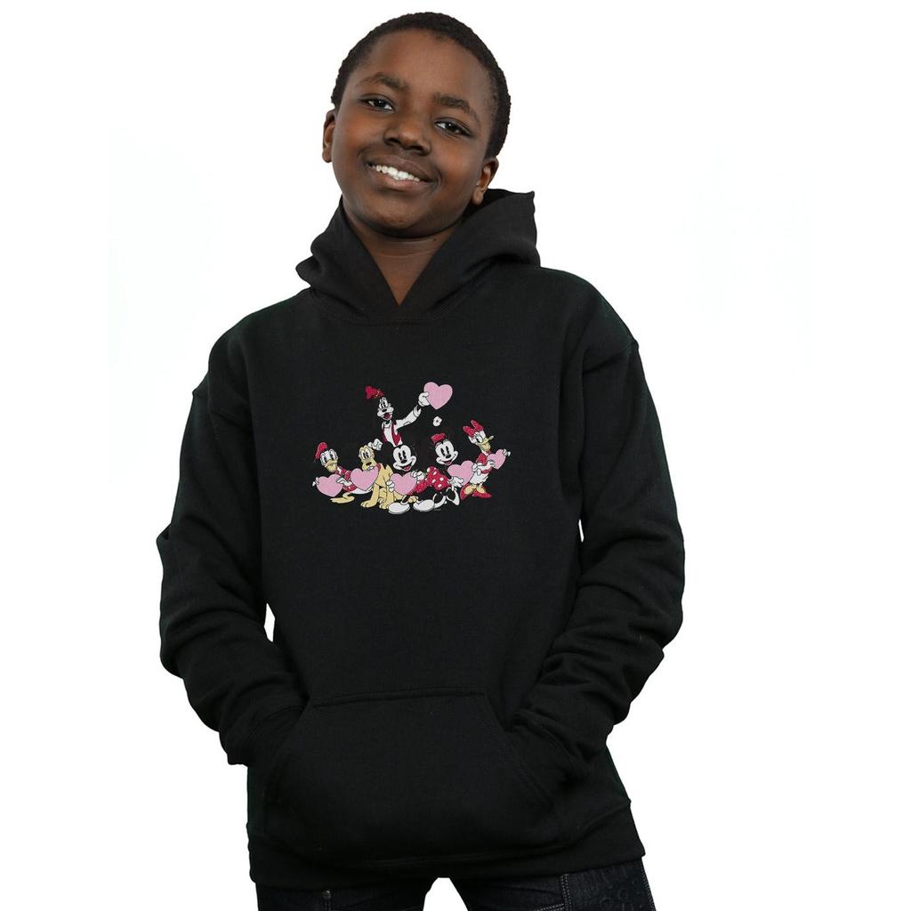 Disney Boys Mickey Mouse Love Friends Hoodie