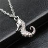 Vintage Meeres-Tier Anhänger Halskette Legierung Meerjungfrau Anhänger Halsketten Delfin Schmuck Geschenk für Frauen Zum Basteln