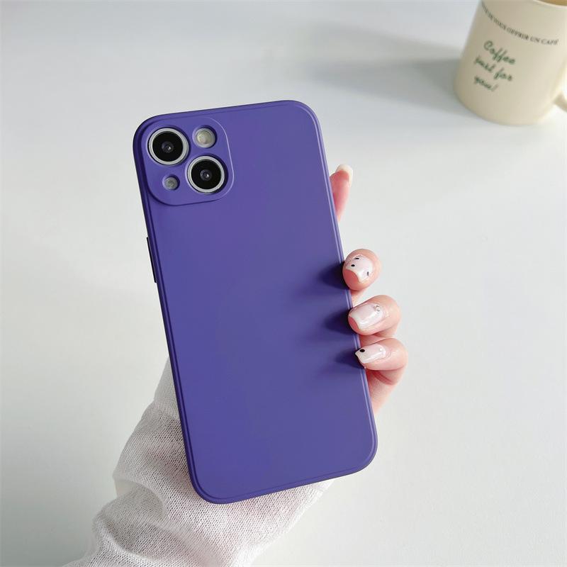 Samsung S24ultra Imitation Liquid Silicone S23 Mobile Phone Case NOTE20PLUS Skin Feeling Anti Fall A73
