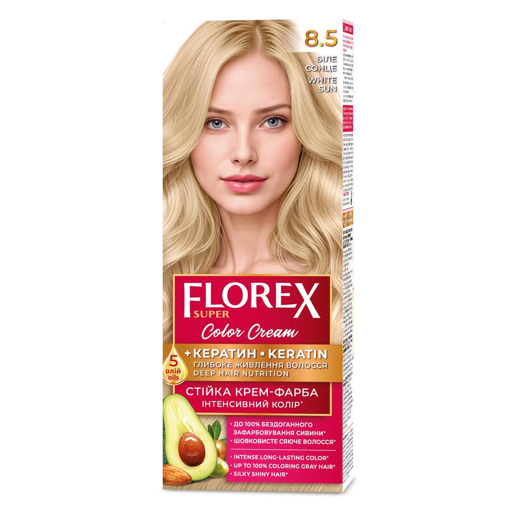 Florex Super Permanent Hair Dye Cream - Give Your Hair Deep Nourishment, Makes Your Hair Soft and Silky-shiny.