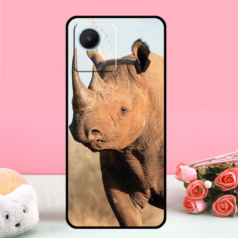 Animal Rhino For Realme C55 C71 C53 C67 C75 C61 C33 C63 C51 C65 10 11 12 13 14 15 Pro Plus GT7 Pro Case