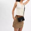 Coach Bandit 18 Snap Closure Exquisite Calfskin Shoulder Crossbody Bag Small Women Bags Black CV461-LHBLK