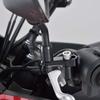 Motocyklové zrcátko Daytona Stay 1 kus na každé straně 10 mm šroub vpřed/vzad součástí Offsetový držák 35-45 mm Černá 99613