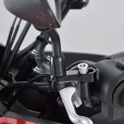 Motocyklové zrcátko Daytona Stay 1 kus na každé straně 10 mm šroub vpřed/vzad součástí Offsetový držák 35-45 mm Černá 99613