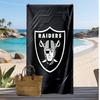 Asciugamano da Spiaggia Stampa Las Vegas Raiders Morbido Portatile Asciugatura Rapida?Asciugamano Asciutto Per Piscina Vacanza Estiva Sport all'Aperto