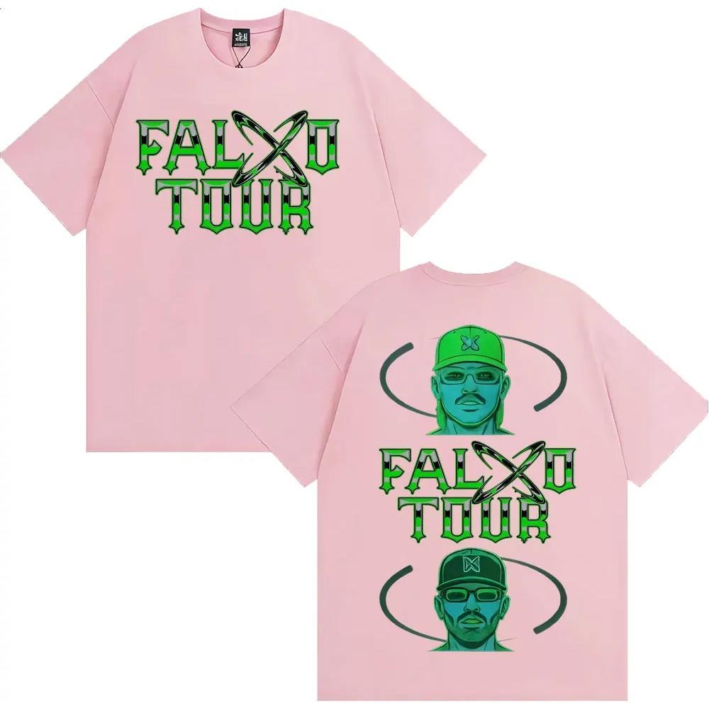 Rapper Feid Ferxxo Falxo Tour Graphic T-shirts Men Women Fashion Hip Hop Streetwear T Shirt Cotton Casual Oversized T-shirt