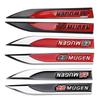 FIQ1 2pcs X Metal Mugen Logo Side Fender Emblem Badge Car Body Sticker Decal for Honda Civic City Jazz Accord Crv Fit Insight