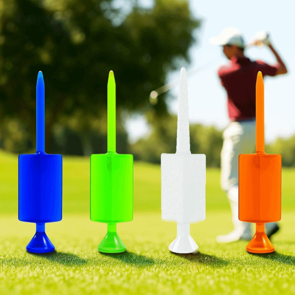 12pcs Enhance Distance Flat Ball Pegs Multi-Color Golf Tee Golf Ball Pegs  Golf Practice