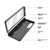 Plaid Leather Phone Case with Invisible Stand for Samsung Z Fold5