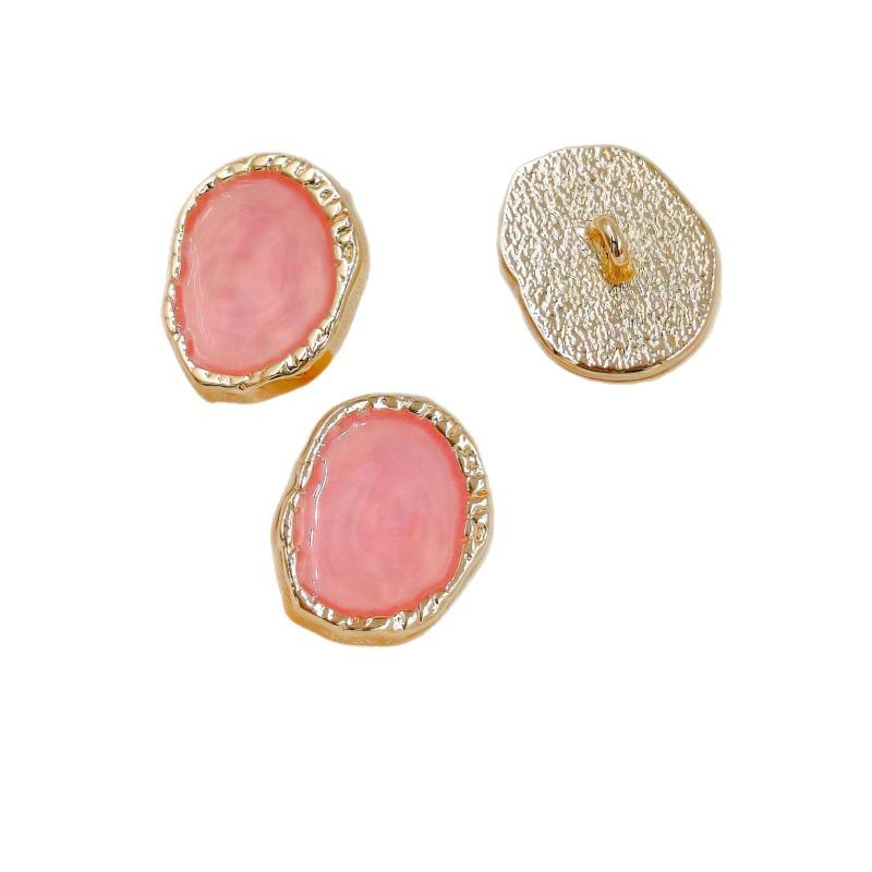 French Glitter Gel  Irregularly Shaped Sweaters  Cardigans  Dresses  Shirts  Coats  Metal Hand-sewn Buttons