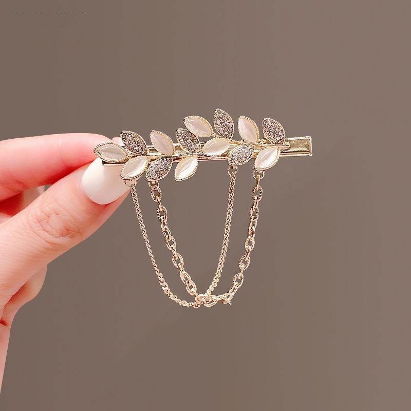 Fashion Bow, Duckbill Clip, Small Fresh Hairpin, Headgear, High-End Hairpin, Bangs, Side Clip.