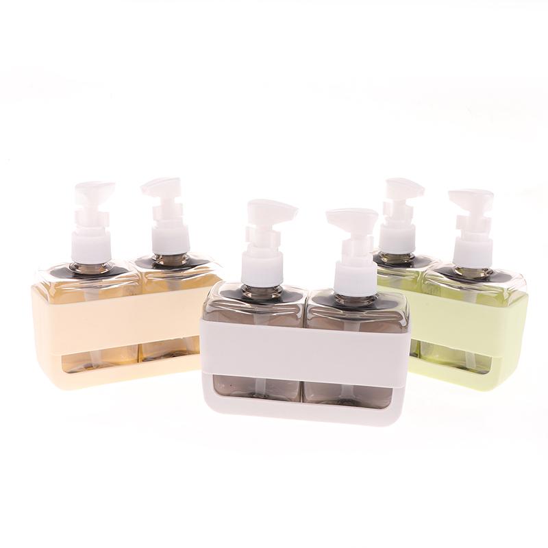 Ensemble de Bouteilles de Voyage 2/3/4-en-1 Combinaison Shampooing Gel Douche Savon pour les Mains Lotion Flacon Vide Fractionné Kit de Voyage Accessoires