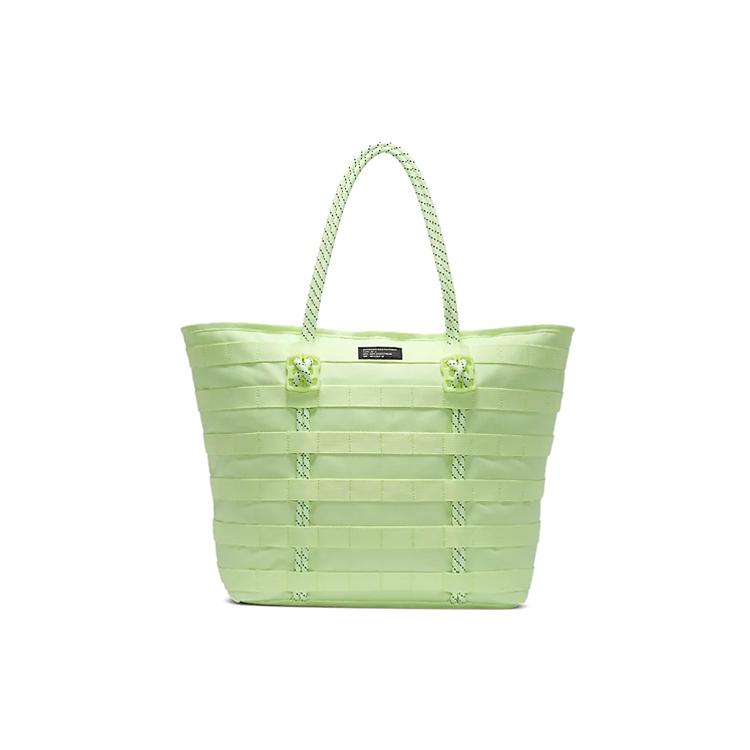 

New Nike Sportswear Polyester Tote Bag, Shoulder Bag, Handbag Regular Unisex Lime Green BA4989-701 34.0*20.1*49.0CM