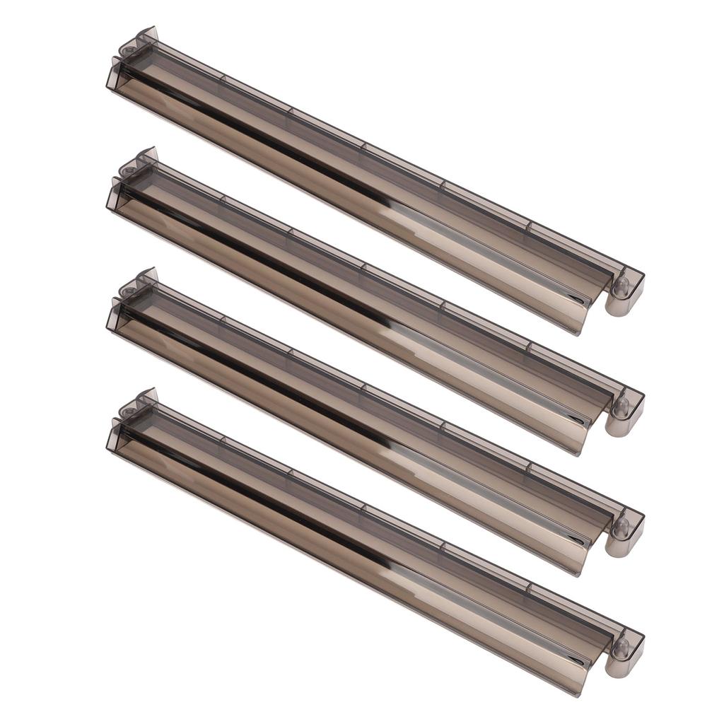 4pcs Mahjong Tile Rack with Pusher for Standard 1.2 Inch American Mahjong Tiles Pushing Rack