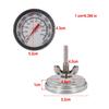 Grill Thermometer 100 ~ 1000 Fahrenheit Celsius 50~500℃