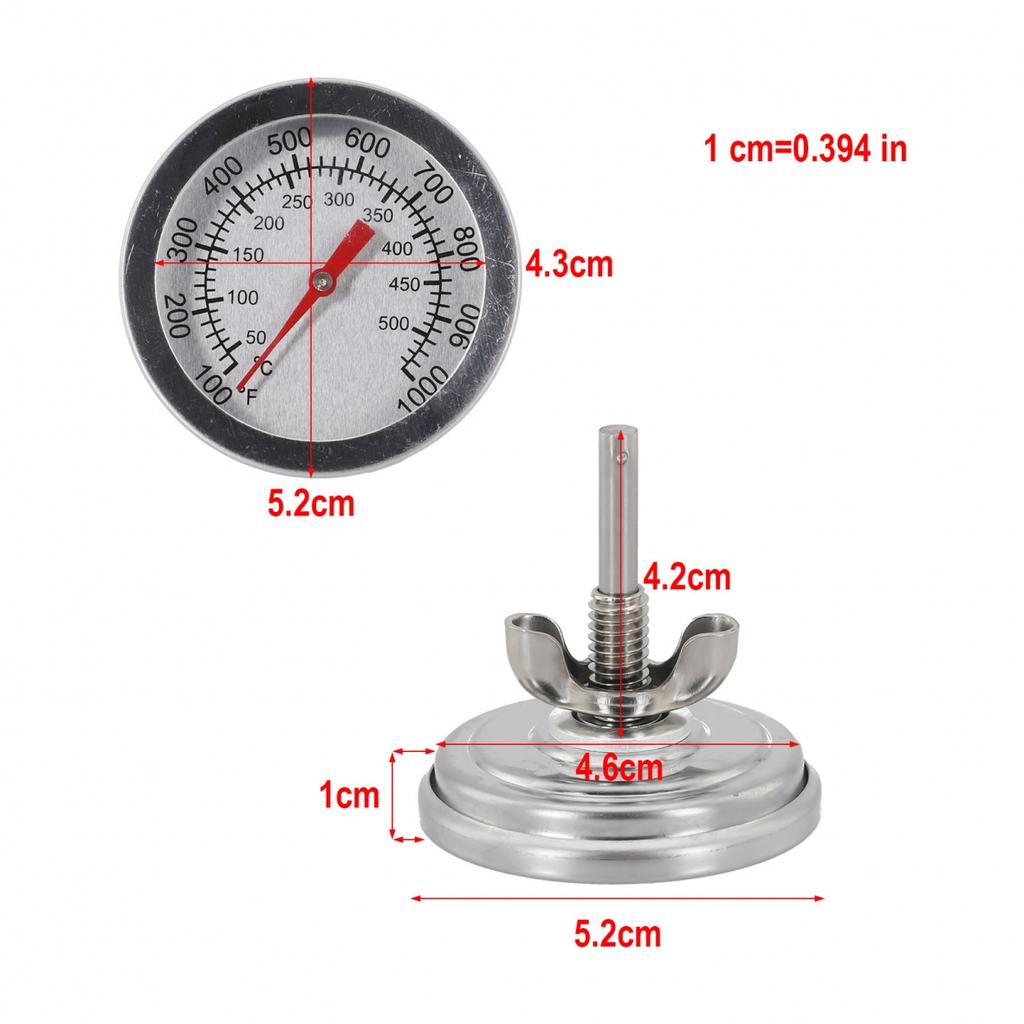Grill Thermometer 100 ~ 1000 Fahrenheit Celsius 50~500℃