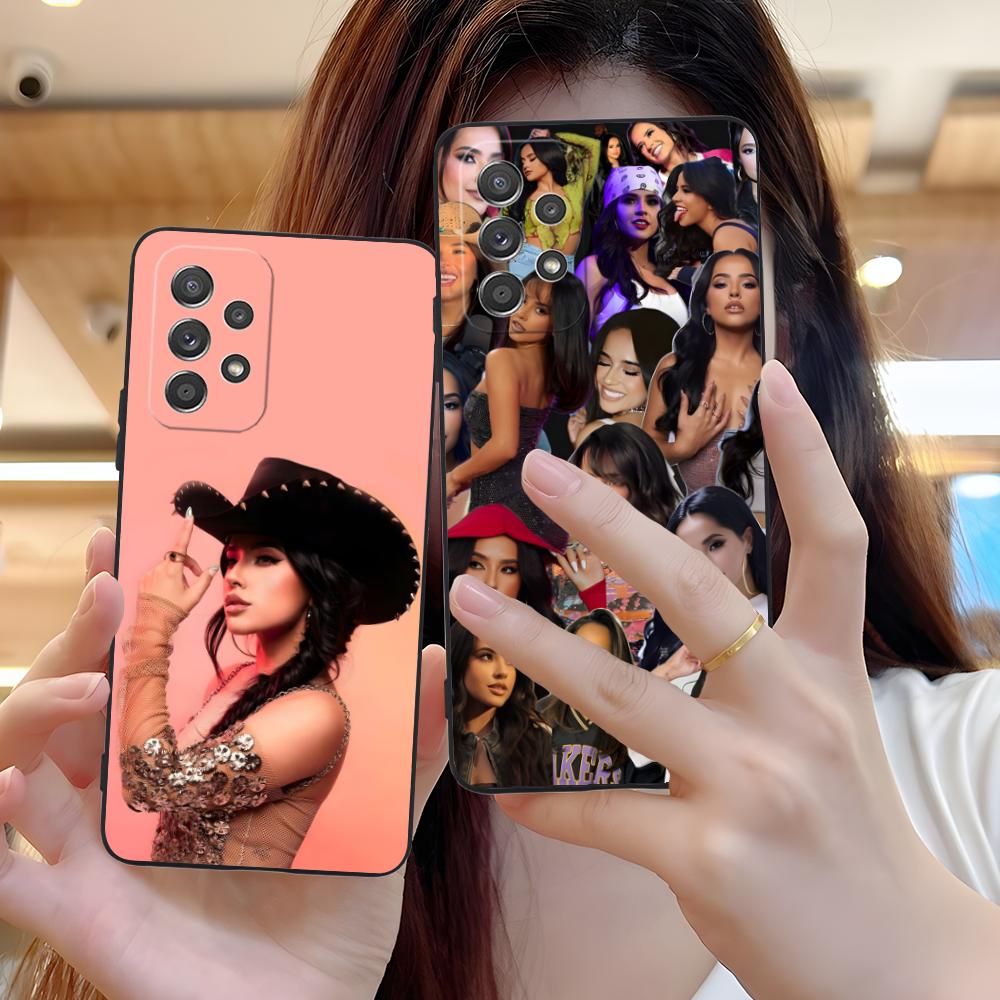 Moderne Becky G Mattes TPU Handyhülle für Samsung Galaxy M55 54 42 35 34 33 32 23 22 15 14 13 12 F55 5G Bunte Hülle