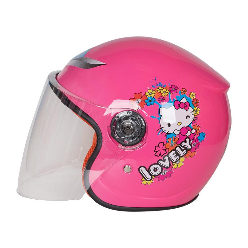 Fomar Unisex Winter Cartoon Baby Helmets for Children's Electric and Battery Cars