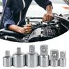 6Pcs Socket Adapter Set 1/2inch 3/8inch 1/4inch Steel Ratchet Wrench for Car Bicycles Garage Home Repair Tool