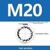 304 Stainless Steel Serrated Lock Washer with Anti-slip Teeth.