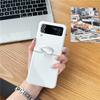 Offical Liquid Silicone Ring Holder Case For Samsung ZFlip 3 4 Folding Soft Candy Color Camera Protective Shockproof Cover Funda