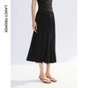 Langzi Pleated A-line Midi Skirt