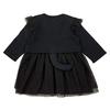 Black cat dress with cat ears and Halloween baby baby long headband, costume, clothes, girl, black, sleeves, P2294E-80-01