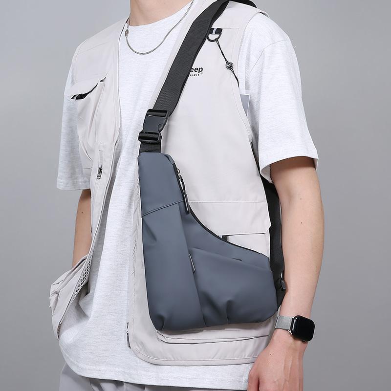 New Men's Chest Bag Guard Against Theft Fashion Sport Crossbody Bag for Commuting Travel Phone Messenger Bags