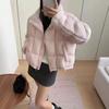 Nouvelle veste doudoune courte décontractée chaude à col montant couleur bonbon duvet de canard blanc veste pain veste