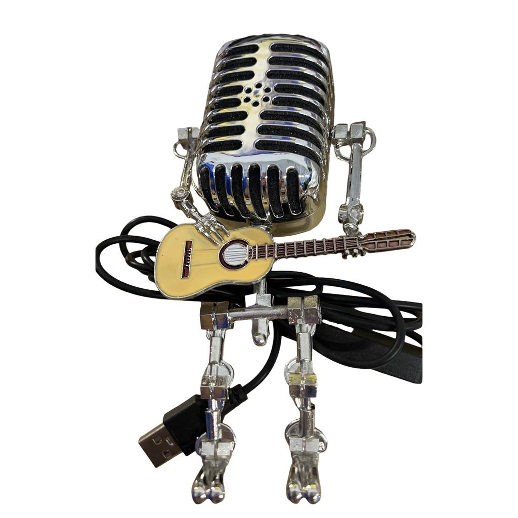 Metal Microphone, Guitar With Light, Home Swing, USB Interface
