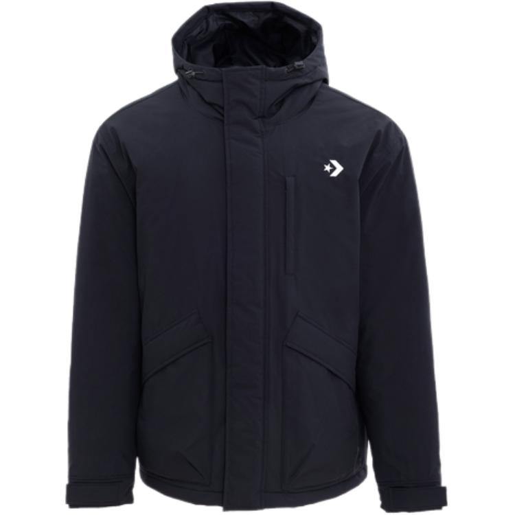 Куртки Converse Унисекс Черные С капюшоном Умеренные Другие UCJ145-023 L