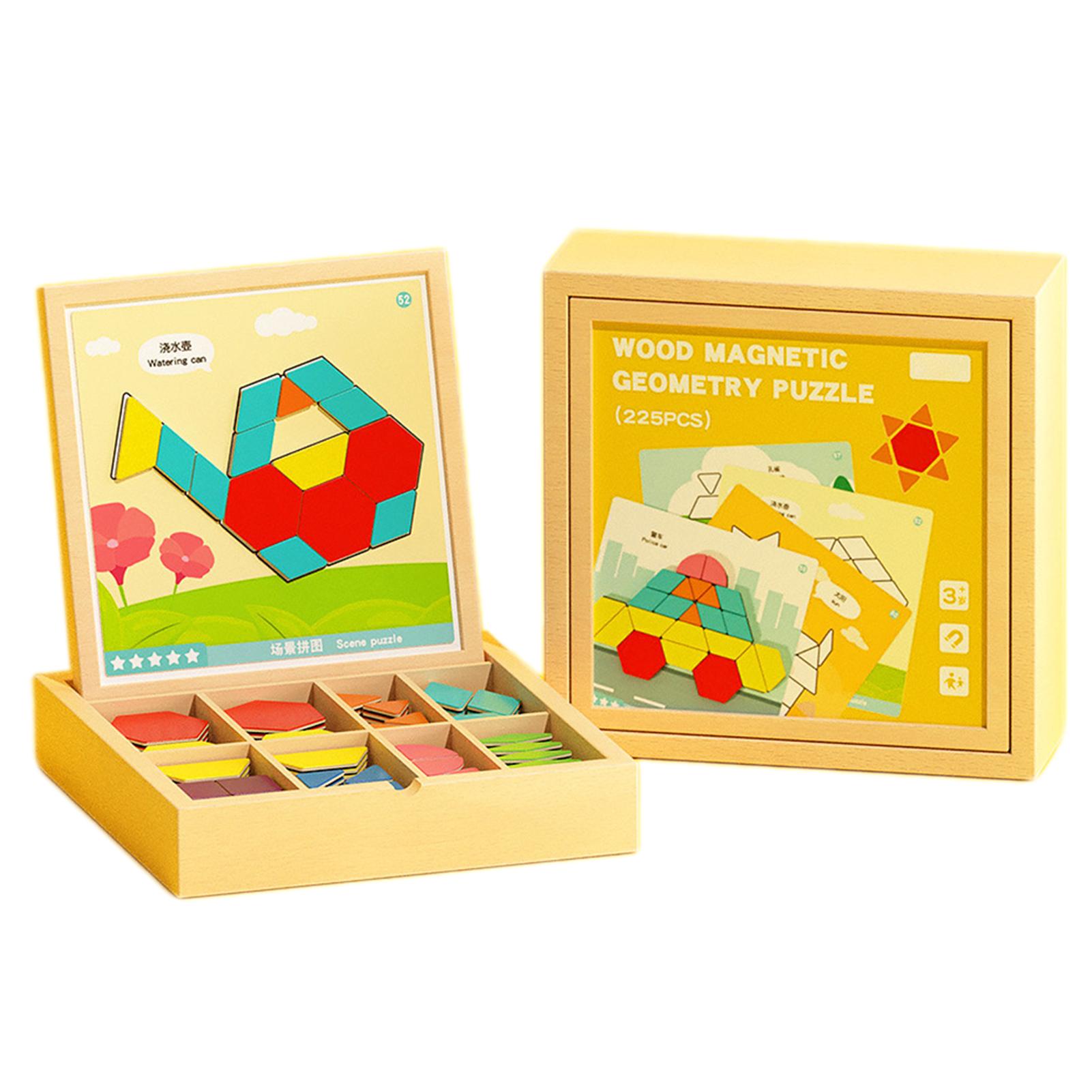 

Magnetic Puzzles Educationa Fun STEM Learning Toy For Travel Outdoor Fun