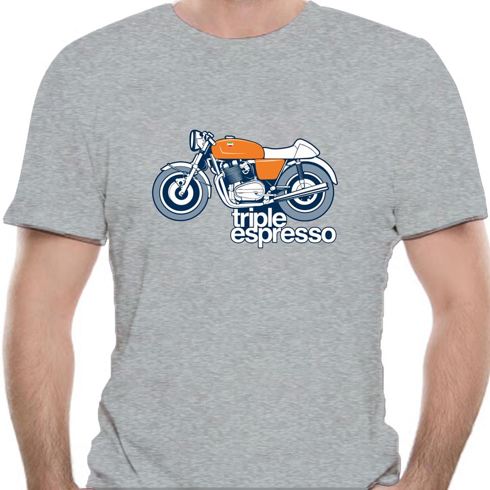 

Triple Espresso Bike T shirt laverda bike motorbike moto cafe racer triple espresso custom 3XL
