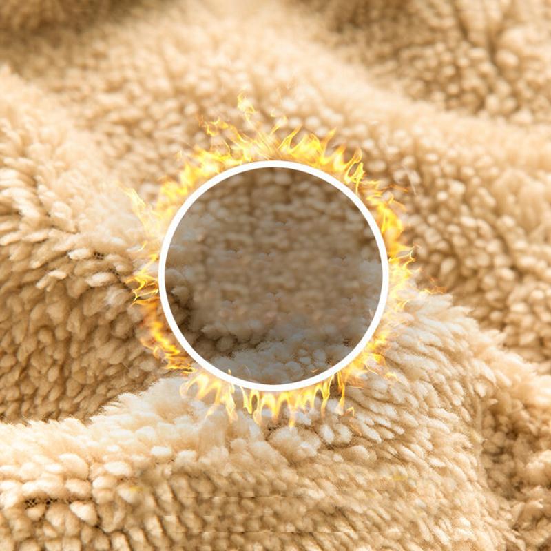 Men's Heavyweight Fleece Lined Jackets Coats Windproof Zip Up Hoodie Winter Warm Hooded Sweatshirt Outerwear Outfits