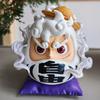 6Cm Q-Version  Anime Figure Nika Luffy Zoro Sanji Nami Cos Super Dharma Figurine Pvc Statue Model Toys Car Ornaments